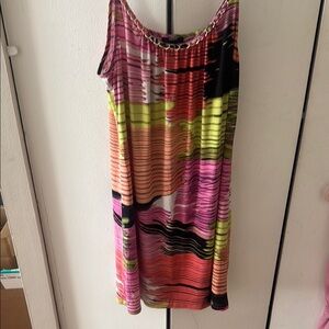 Vibrant Multicolor Sleeveless Dress